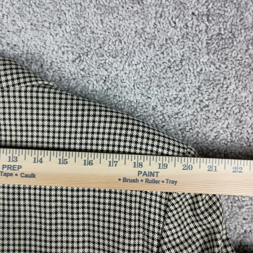 Vintage Bugatchi Uomo Michael Jordan Blazer 46R Mens Tan Houndstooth Wool Jacket